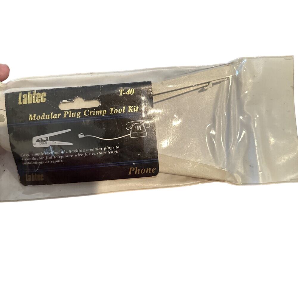 Labtec T-40 Modular Plug Crimp Tool Kit Phone Tool